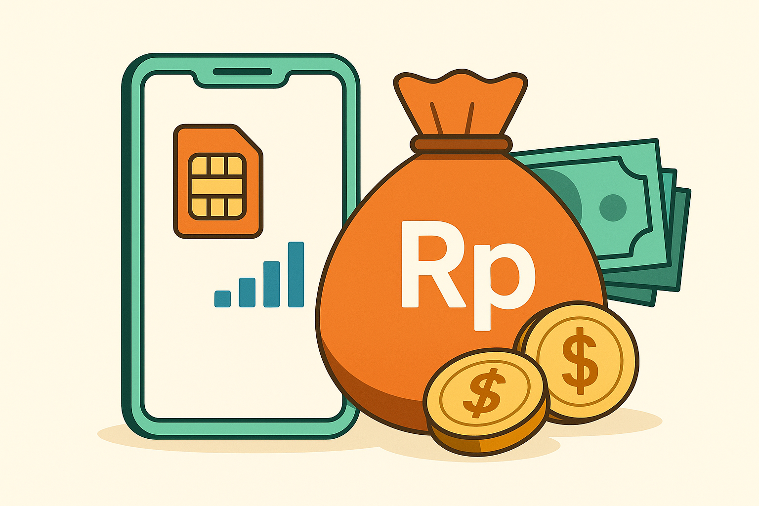 Ramai orang sering kehabisan kredit atau duit belanja di hujung bulan.